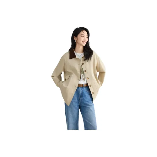 Elva' Island Куртки и Пальто Женские Хаки