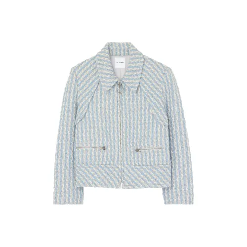 St. John SS24 Куртки Пальто Женские Blue