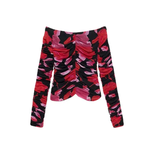 Blumarine Рубашка Женская Черная Красная