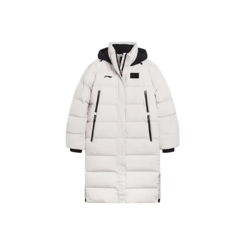 LINING Badminton series Беллфлауэр Серый Женские Пуховики