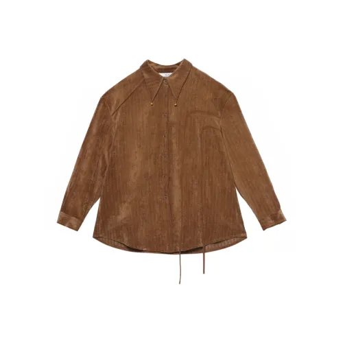 IT'Real Рубашка с Древним Шармом SS25 Женская Карамель