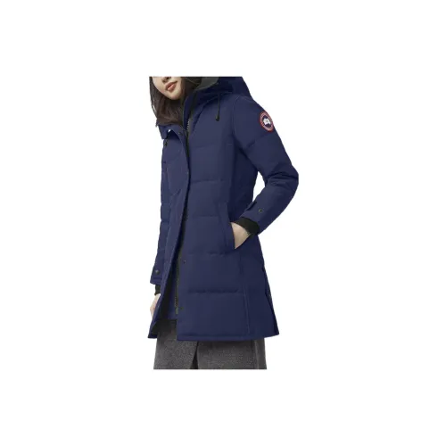 Canada Goose Shelburne Series FW22 Пуховик Parka Пальто Женское Морской Синий