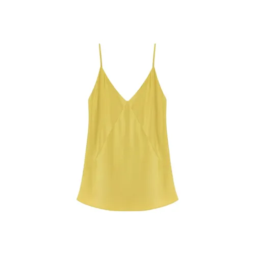 MaxMara SS25 Топ на бретелях Женский Желтый