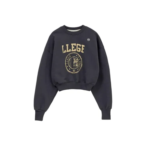 RECTO SS24 LLEGE Логотип Толстовка Женские BLUISH CHARCOAL Угольно-синий