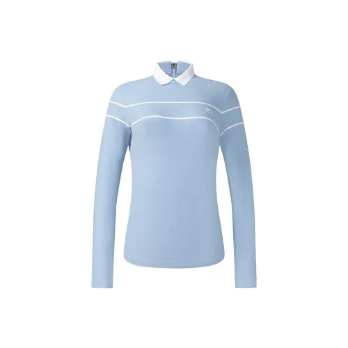 FILA GOLF серия Поло Женское Глобальное Синий