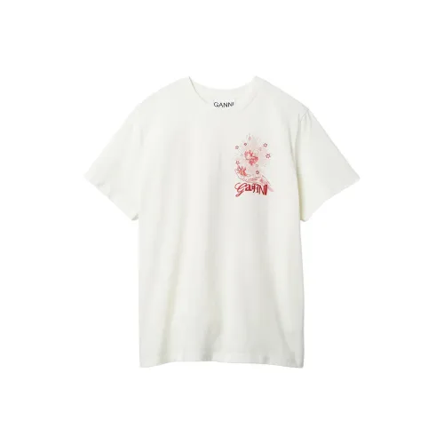 GANNI Белые Женские Футболки