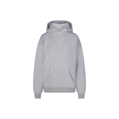 SKIMS Cotton Fleece OVERSIZED Hoodie Sweatshirt Women's Heather GREY Heather Gray SKIMS Хлопок Флис OVERSIZED Толстовка Свитшот Женские Heather GREY Серый Фотиния