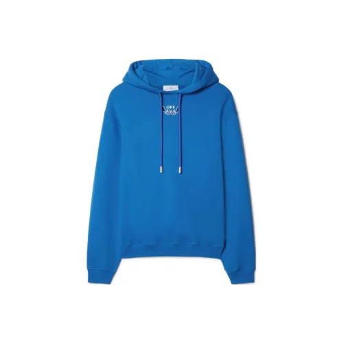 Off Белый SS24 Свитшот Женский Синий