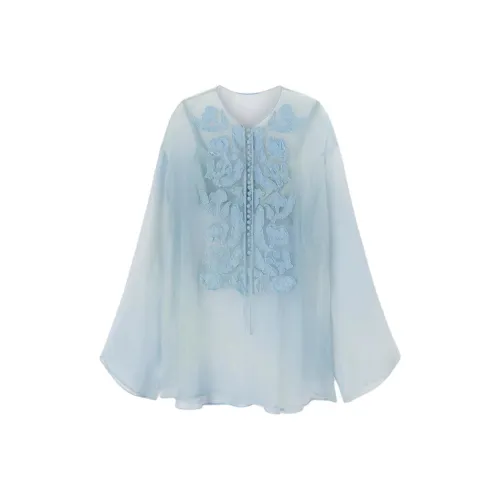 ERMANNO SCERVINO Рубашка Женская Синяя