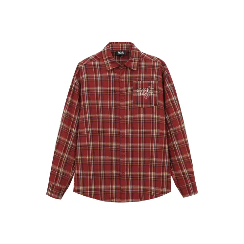 Nicebad Red Unisex Shirts Nicebad Красный Унисекс Рубашки