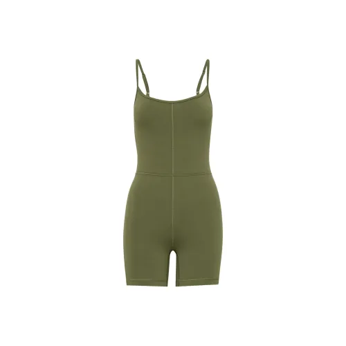 ARITZIA Golden LIFE Divinity 5' Romper Комбинезон Женские Fatigue Оливково-зеленый