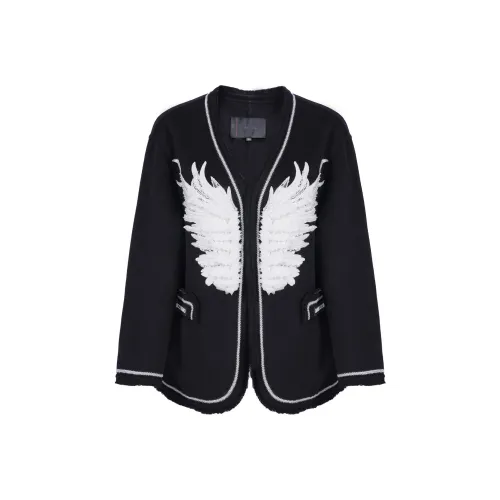 CHICCO MAO Куртки Пальто Женские Черный