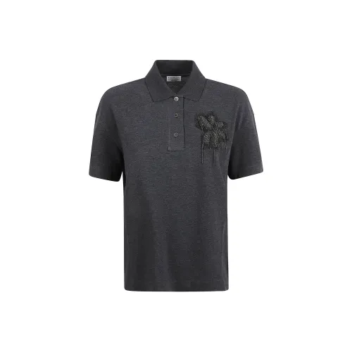 Brunello Cucinelli Серый Женские Поло