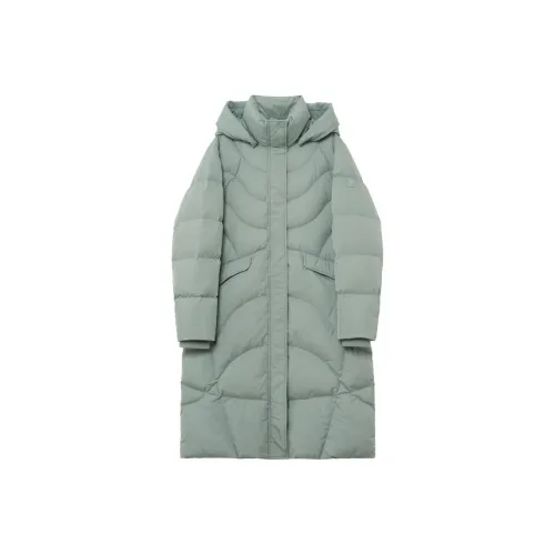 NAUTICA Пуховик Женский Зеленый Серый