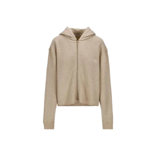 MIU MIU SS23 Куртки и Пальто Женские Бежевые