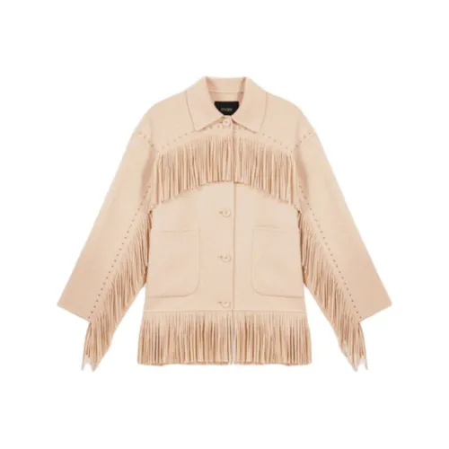 Maje Куртка Женская Бежевая Желтая