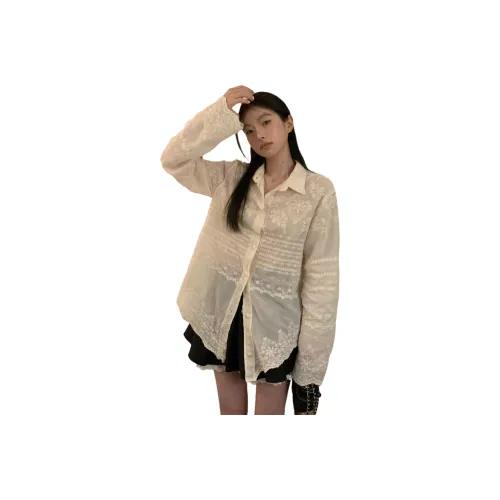 PLANE DRIFT Рубашка Женская Белая