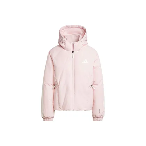 Adidas Розовый/Светло-серый/Нефритовый белый Женские пуховики