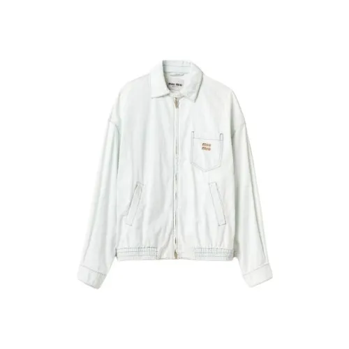 MIU MIU Куртки и Пальто Женские Белые