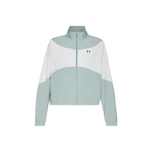 Under Armour Rival Силикон Зеленый/Аква-зеленый/Белый Женские Куртки