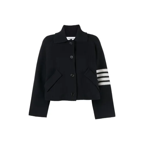 THOM BROWNE THOM BROWNE FW23 ранняя осенняя коллекция Темно-синие Женские Куртки