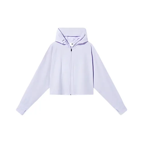 QIAODAN Куртки Пальто Женские Рассветный пурпурный