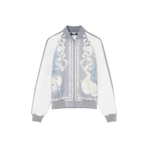 VERSACE SS24 Куртки Пальто Женские Blue