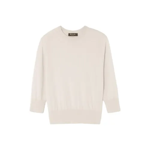 Loro Piana Молочно-чайный бежевый женские кашемировые свитеры