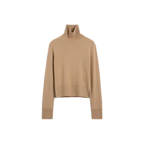 TOTEME FW24 Кашемир Свитер Женские CAMEL