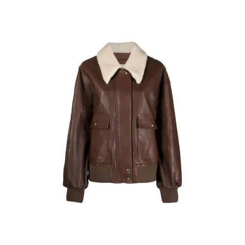 KHAITE Куртки и Пальто Женские Коричневый