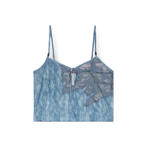 DIESEL Savage x Fenty Collaboration Светло-синий Женские Топы