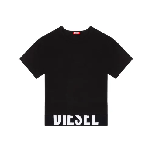 DIESEL Черные Женские Футболки