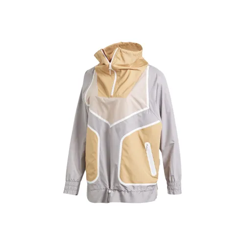 Adidas x Stella McCartney Adizero Куртка Женская Pearl Gray Brown Yellow Ice Pink