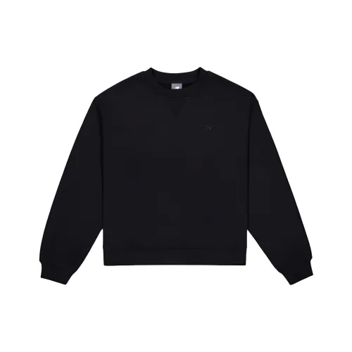 New Balance Athletics French Terry CREW SWEATSHIRT Женские Черный