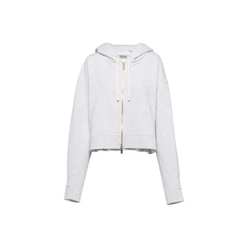 MIU MIU FW23 Куртки и Пальто Женские Серый