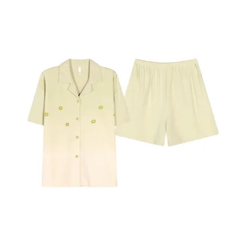 Vine Color Пижамный комплект женский зеленый