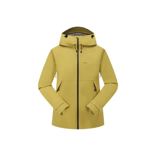 DECATHLON MH500 Желтая Женская Ветровка