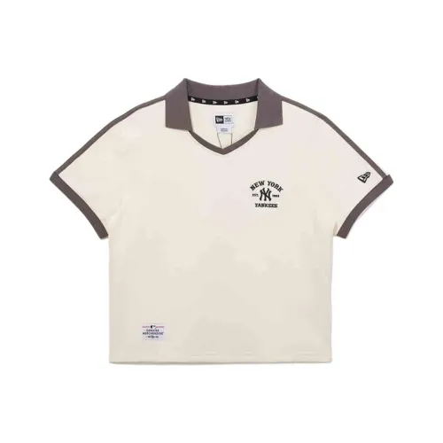 NEW ERA New York Yankees Слоновая кость Женские Поло