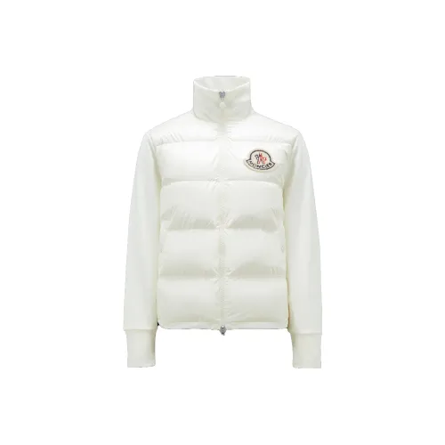 Moncler Padded Corduroy Series Экрю Женские Пуховики