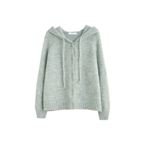 Tonlion Трикотаж Женский Цветочный Зеленый