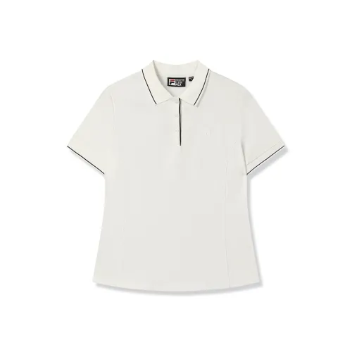FILA белый Облачный белый WT Женские Поло