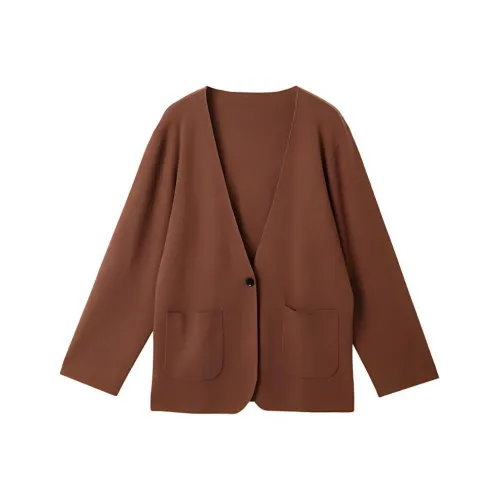 HERLAND Трикотаж Женский Кофейный