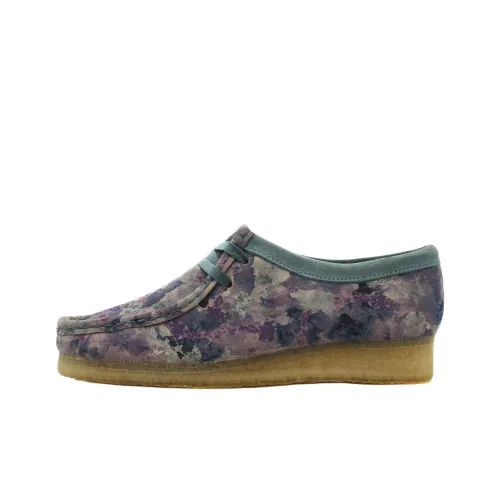 Clarks Originals WALLABEE Повседневный Низкий Топ Синий Унисекс