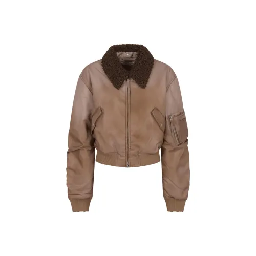 Acne Studios SS25 Куртки и Пальто Женские Песочно-бежевый