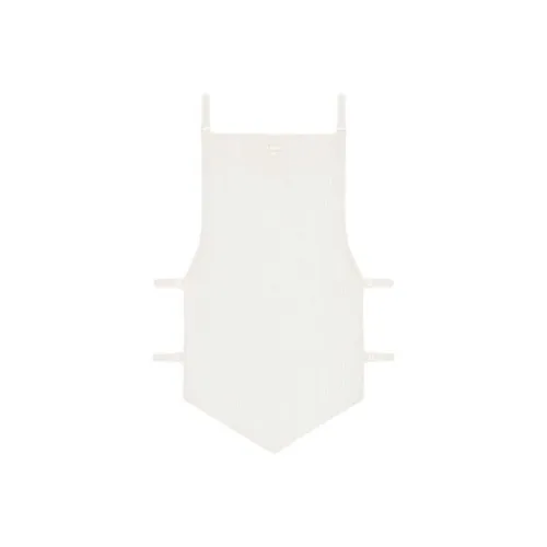 COURREGES SS25 LINGERIE Детали POINTY Топ Топ на бретелях Женские Наследие Белый Классический белый