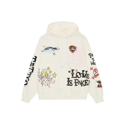 Ed Hardy Слоновая кость Женские Свитшоты