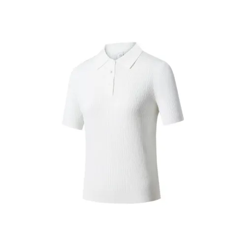 Anta Champion All Weather Series Поло Женское Папирус Белый