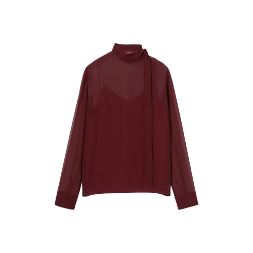 Gucci красные женские рубашки