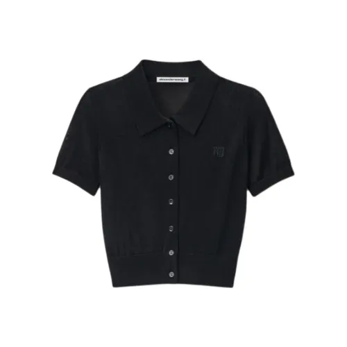 alexander wang Черное Женское Поло