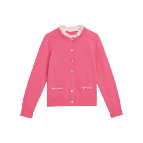 Yiner Фуксия Женские Трикотаж